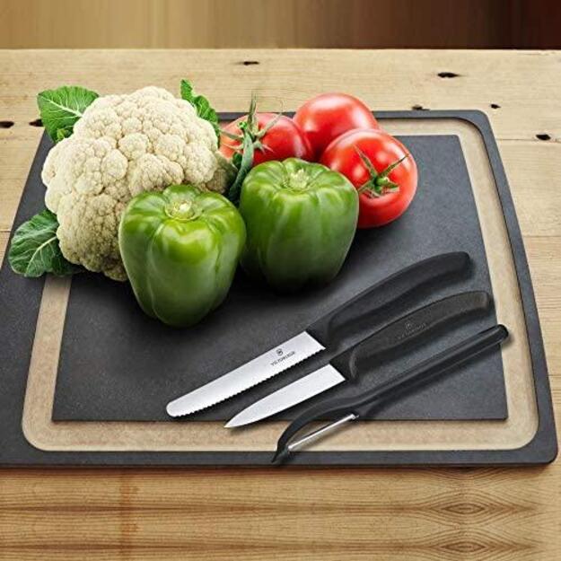 Victorinox Swiss Classic pjaustymo peilių rinkinys su skustuku, 3 dalys 6.7113.31