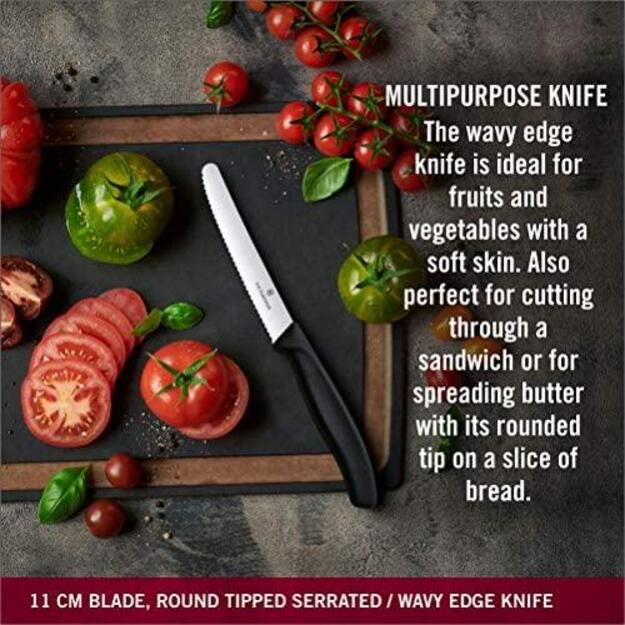 Victorinox Swiss Classic pjaustymo peilių rinkinys su skustuku, 3 dalys 6.7113.31