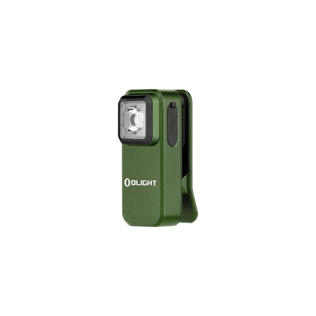 Olight Oclip įkraunamas žibintuvėlis 300lm OD Green