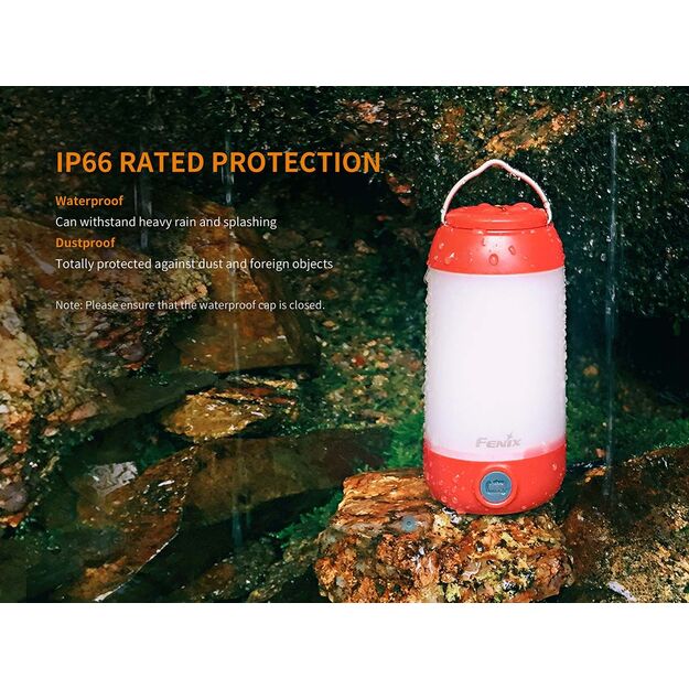 Fenix CL26R galinga turistinė lempa, juoda