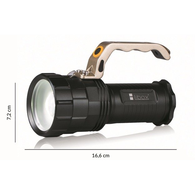 Rechargeable flashlight T6 DIODE LB0109 LIBOX