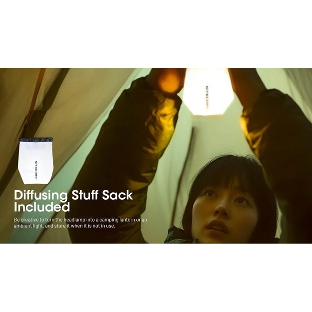 Nitecore HA23 UHE žibintuvėlis 600 lm Fog Blue