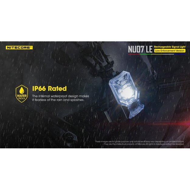Nitecore NU07 LE signalinis galvos žibintas