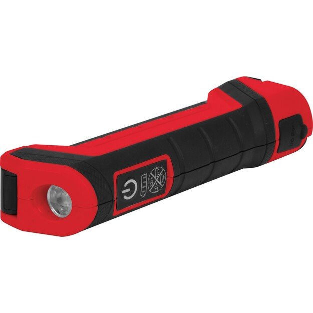 Įkraunamas darbo žibintas 5W 500lm su ultravioletine 1W šviesa