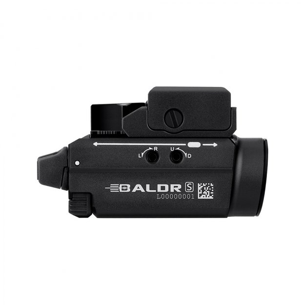 Olight BALDR S žibintuvėlis ant pistoleto, įkraunamas