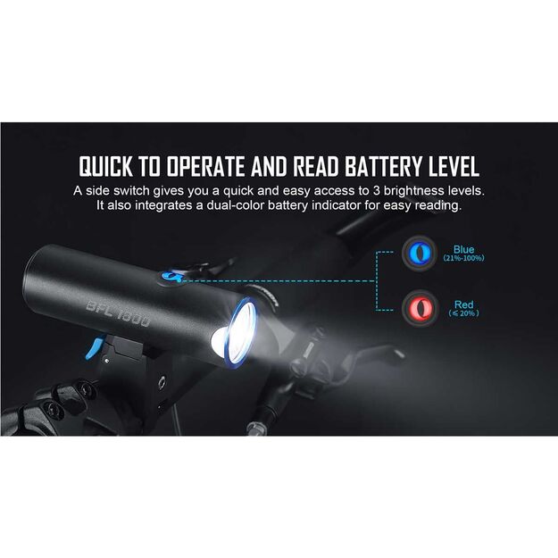 Велосипедный фонарь Olight x MagicShine BFL 1800