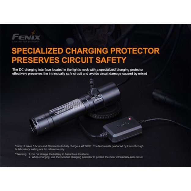 Ручной фонарь Fenix ​​для взрывоопасных сред 280лм WF30RE