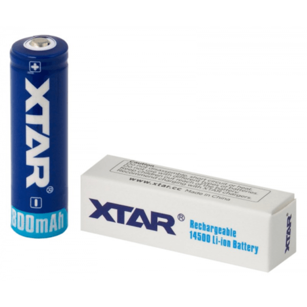 14500 baterija XTAR 800mAh