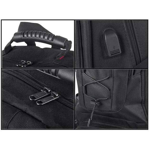 Turistinė kuprinė 35L, juoda