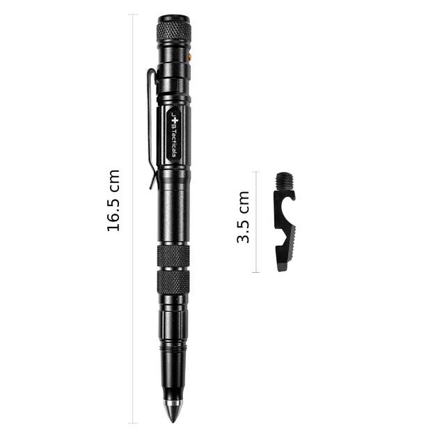 JB Tacticals 8-IN-1 taktinis rašiklis Juodas