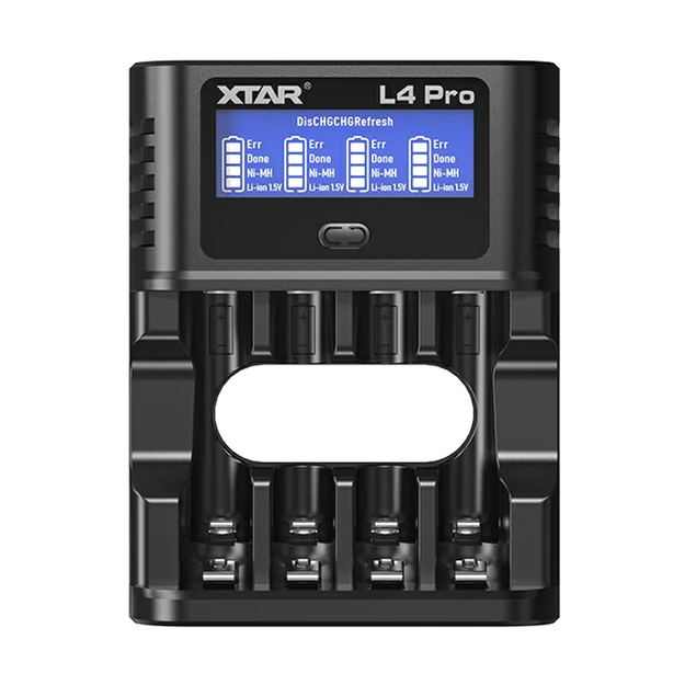 XTAR L4 PRO Charger AA/AAA 1.5V Li-ION/Ni-MH USB-C