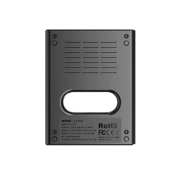 XTAR L4 PRO Charger AA/AAA 1.5V Li-ION/Ni-MH USB-C