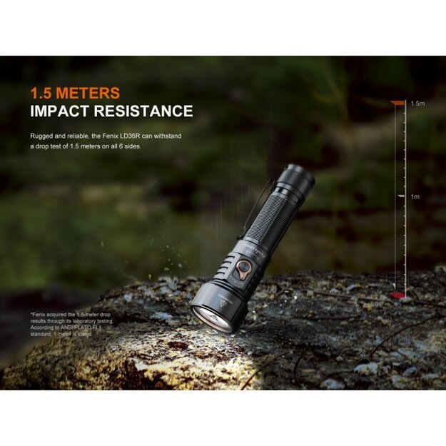 Fenix LD36R LED žibintuvėlis Juodas