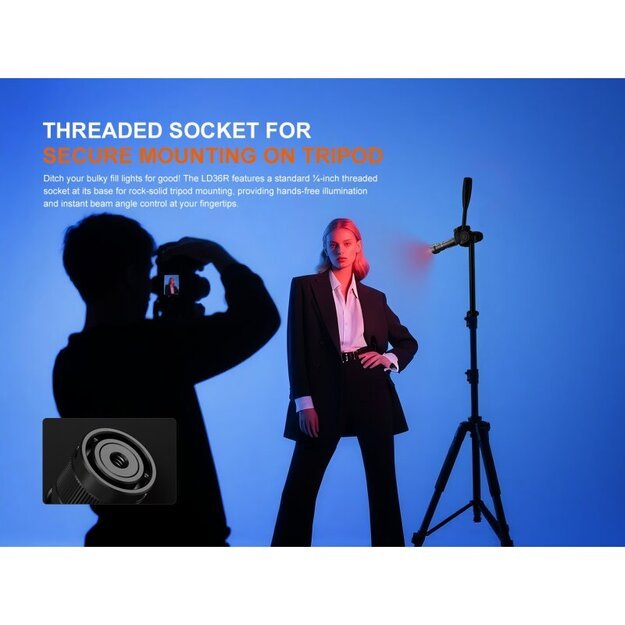 Fenix LD36R LED žibintuvėlis Juodas