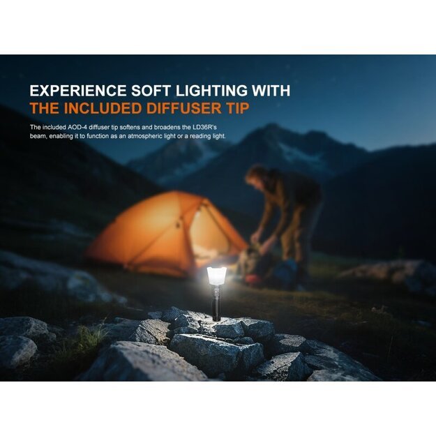 Fenix LD36R LED žibintuvėlis Juodas