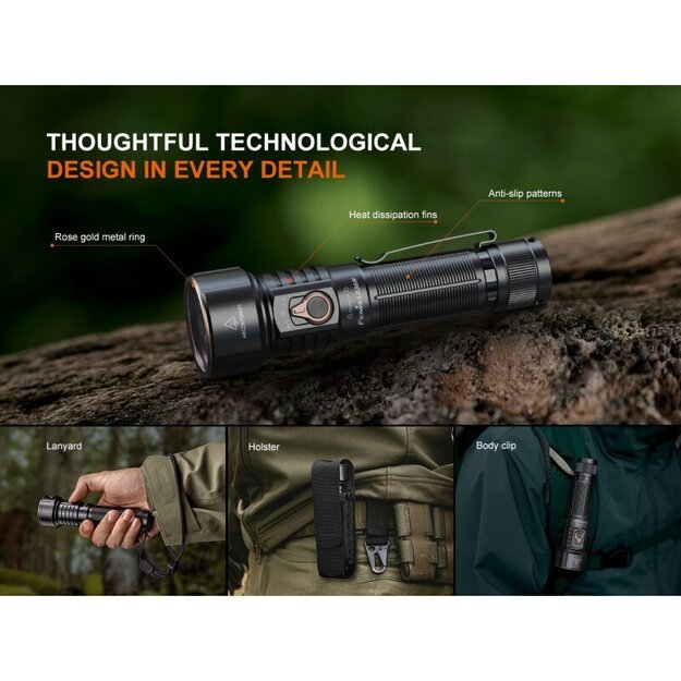 Fenix LD36R LED žibintuvėlis Juodas