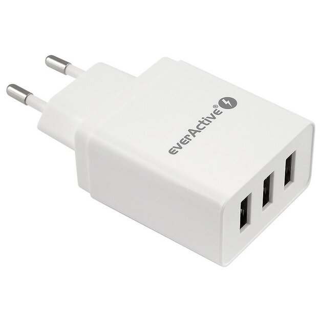 EverActive 5V 3.4A 3xUSB įkroviklis