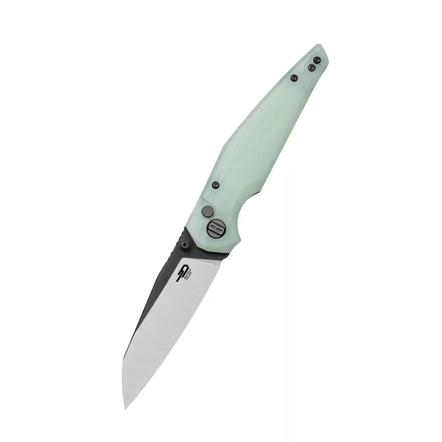 Bestech Snakebird peilis Transparent G10, Satin / Black PVD 14C28N (BG58D)