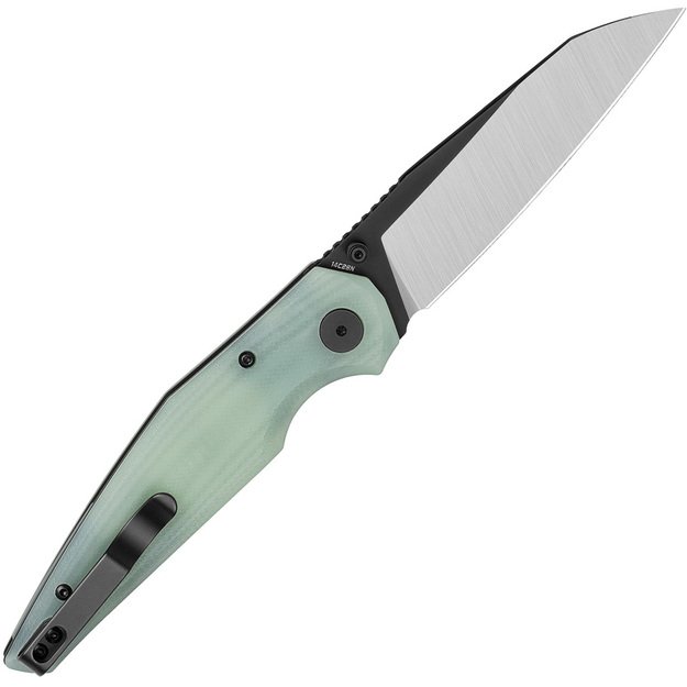 Bestech Snakebird peilis Transparent G10, Satin / Black PVD 14C28N (BG58D)