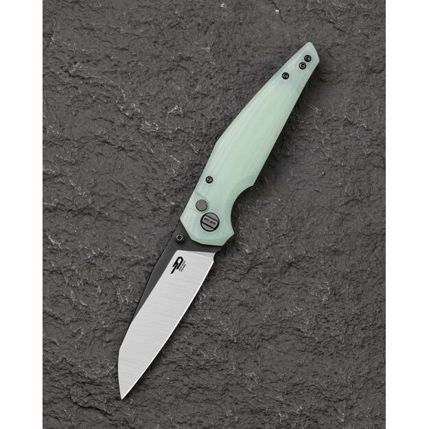 Bestech Snakebird peilis Transparent G10, Satin / Black PVD 14C28N (BG58D)