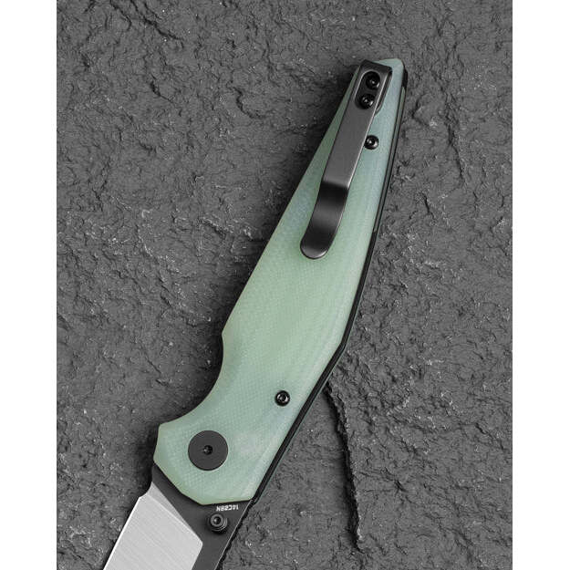 Bestech Snakebird peilis Transparent G10, Satin / Black PVD 14C28N (BG58D)