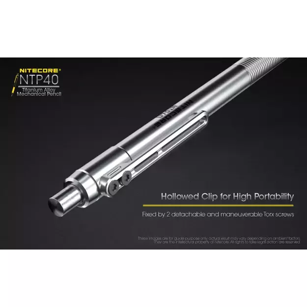 Механический карандаш Nitecore NTP40 Titanium