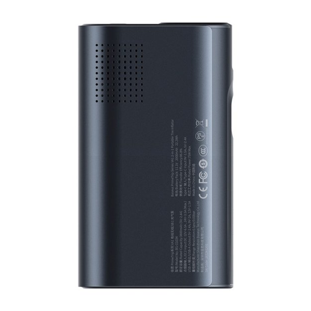 Baseus PrimeTrip VA1 2-in-1 pump with flashlight black