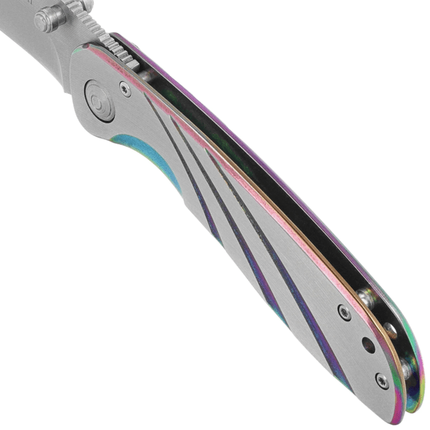 Herbertz CJH sulenkiamas peilis Steel/Titanium Coated, Satin 420 (200011)