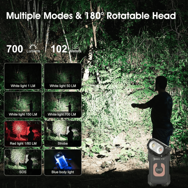 Wuben X3 žibintuvėlis Owl