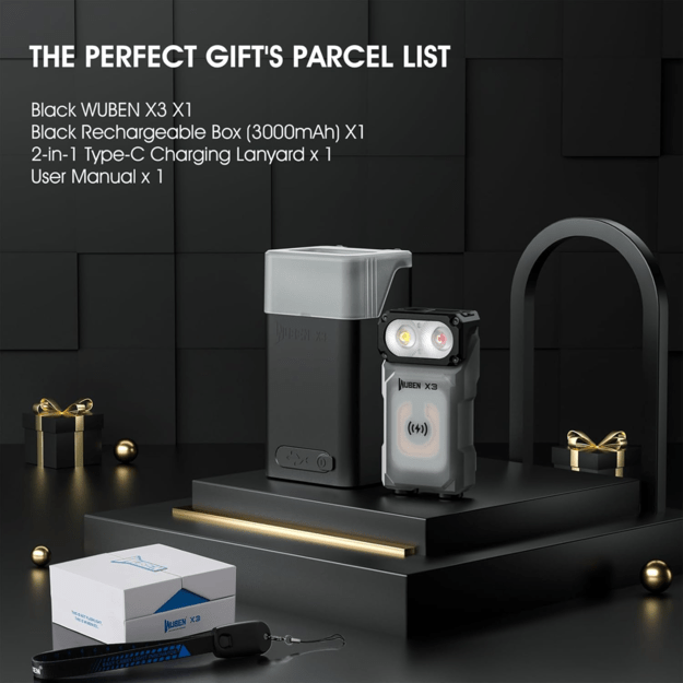 Wuben X3 žibintuvėlis Owl