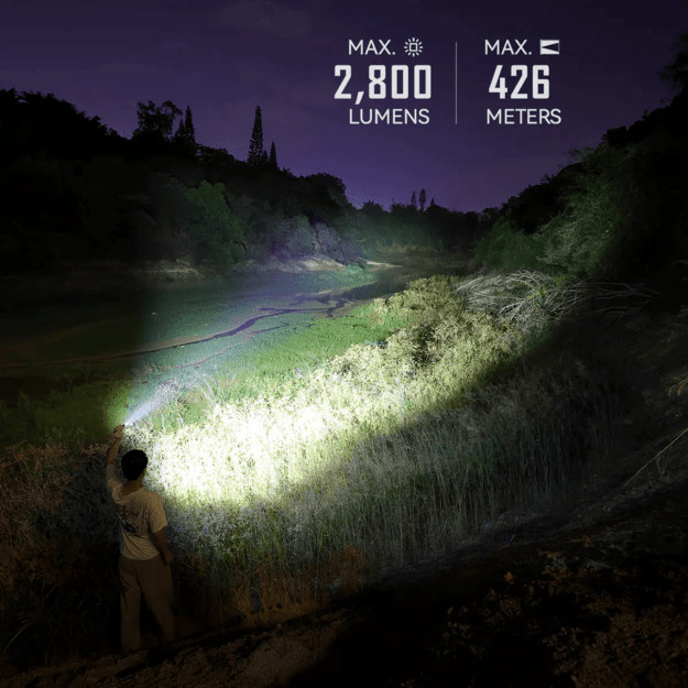 IMALENT GR35 žibintuvėlis su raudonu lazeriu