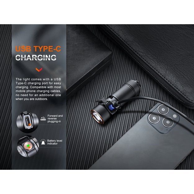 Fenix E18R V2.0 flashlight