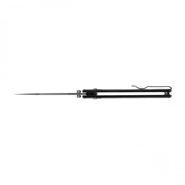 KNIVESPL The First CPM MagnaCut sulenkiamas peilis, juodas G10, Stonewashed/Satin