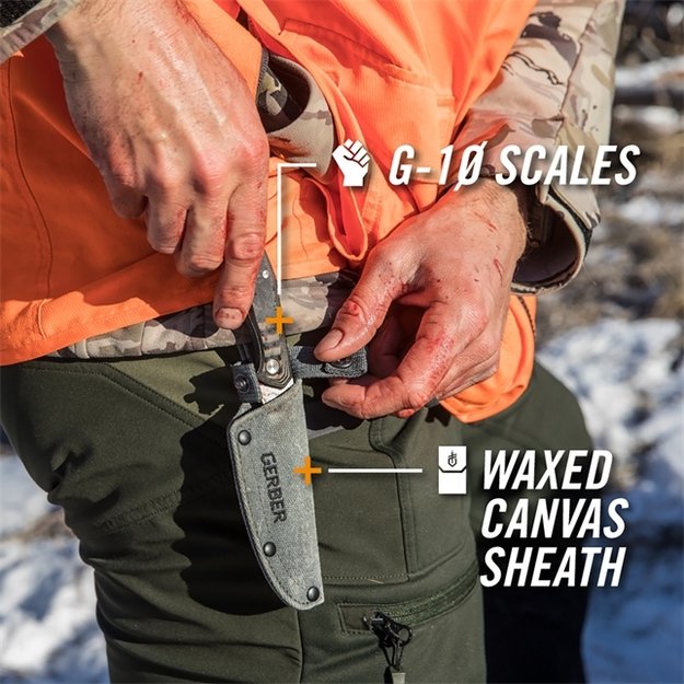 Peilis Gerber Downwind Caper - Black