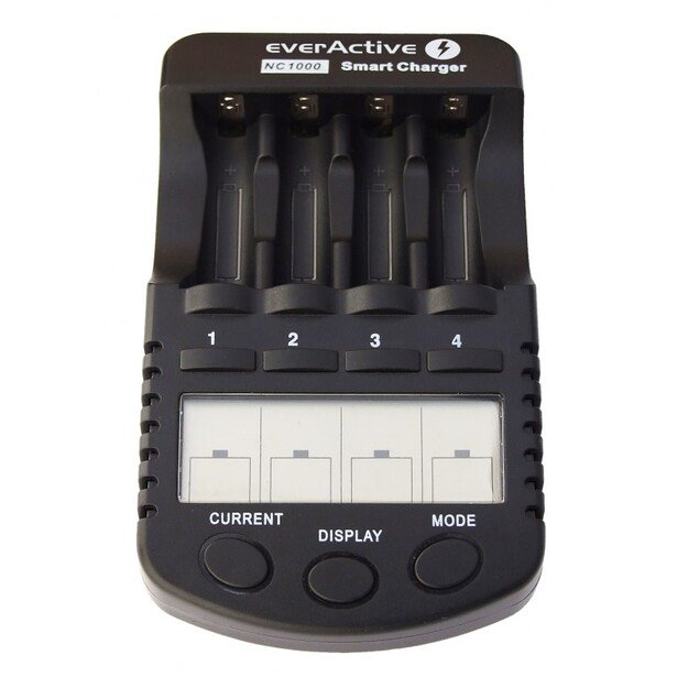Profesionalus AA/AAA elementų įkroviklis everActive  NC-1000
