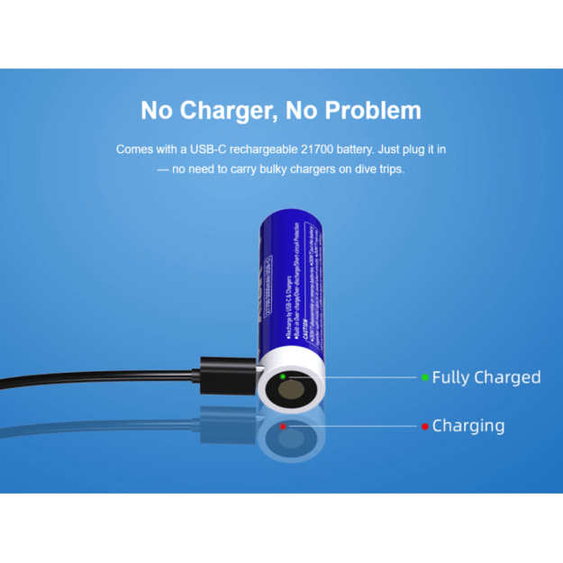 XTAR D40 Zoom žibintuvėlis nardymui 1600lm