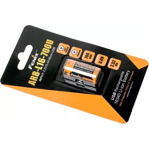 Fenix ​​ARB-L16-700U rechargeable battery 16340 RC123A