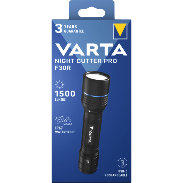 Varta Night Cutter Pro F30R su baterija 18921