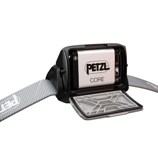 Petzl TIKKA® CORE žibintuvėlis 450lm Juoda/Pilka E067AB00