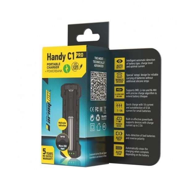 Armytek Handy C1 Pro įkroviklis A0280