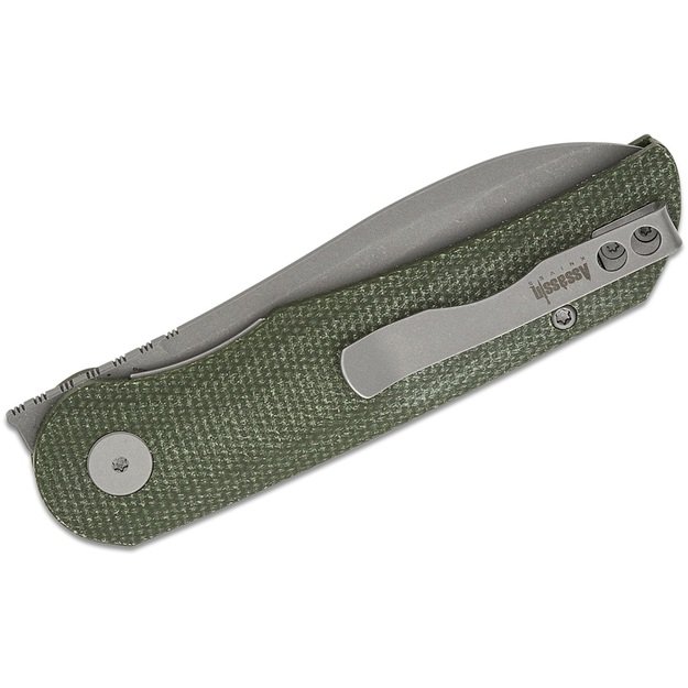 Petrified Fish Elcamino Складной нож Green Micarta PFE16GRMGAW