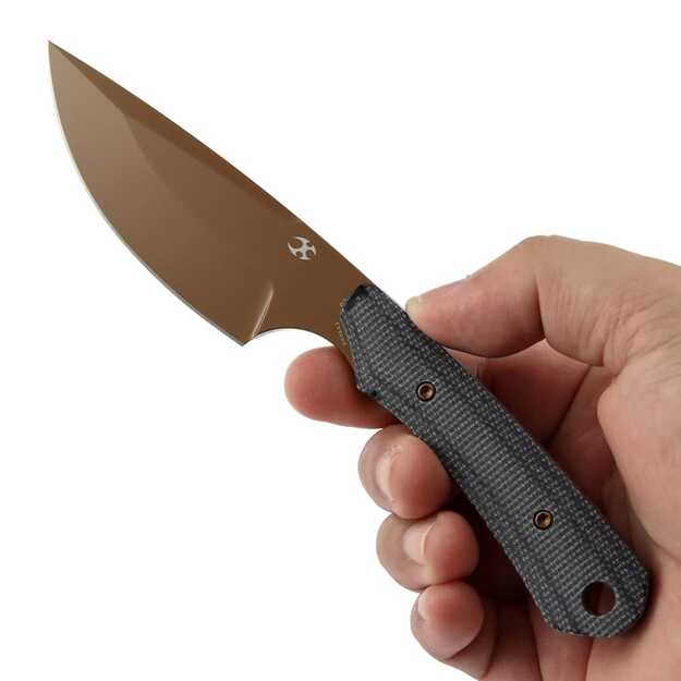 Kansept Flank fiksuotas peilis Black Micarta G006A3