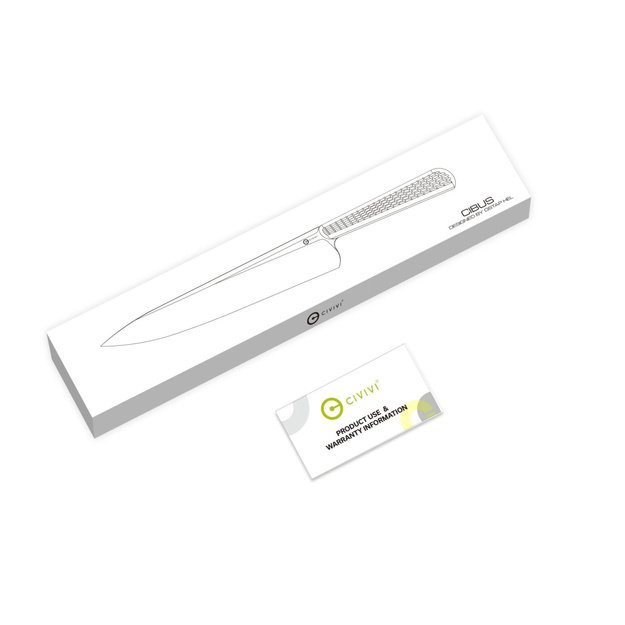 CIVIVI Cibus 14C28N Milled Black G10 virtuvinis peilis C23048-1