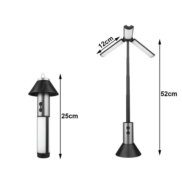 Teleskopinis žibintas USB