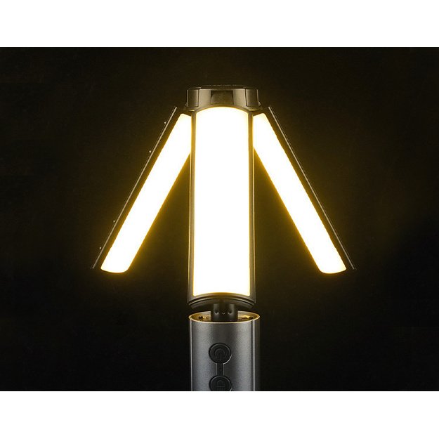 Teleskopinis žibintas USB