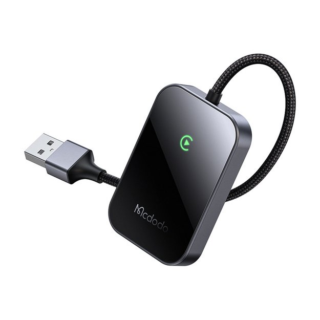 "CarPlay" belaidis adapteris su USB kabeliu "McDodo CA-7210", juodas