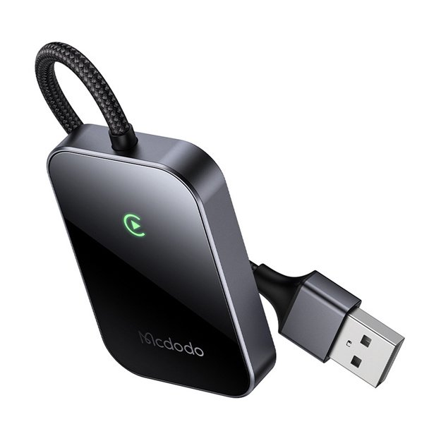 "CarPlay" belaidis adapteris su USB kabeliu "McDodo CA-7210", juodas