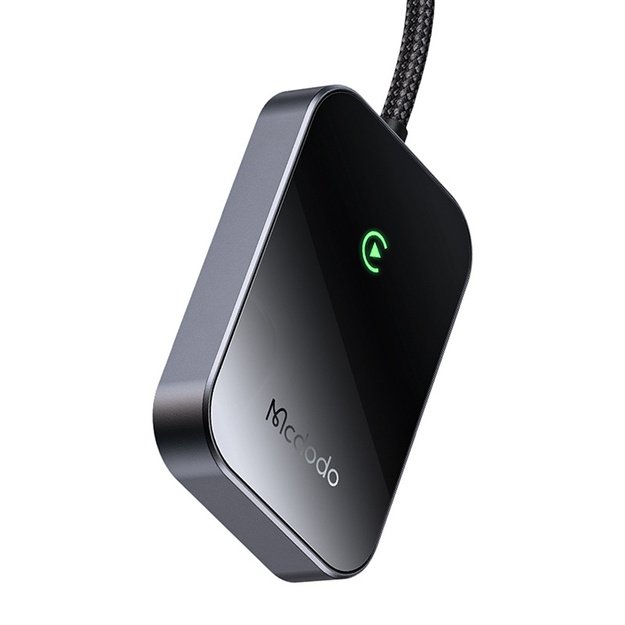 "CarPlay" belaidis adapteris su USB kabeliu "McDodo CA-7210", juodas