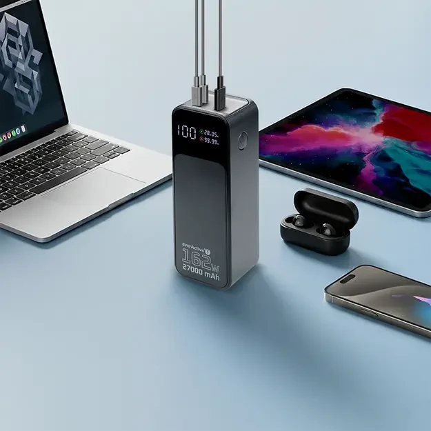 Внешний аккумулятор (Power Bank) everActive EB-27Q Ultra, 162.5 Вт, 27000 мАч