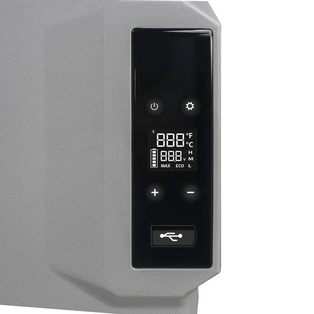 Kelioninis šaldytuvas 35L DC 12/24V AC 220-240V, vienos kameros, su ratukais, „Travel series VA-T35“, Vayox